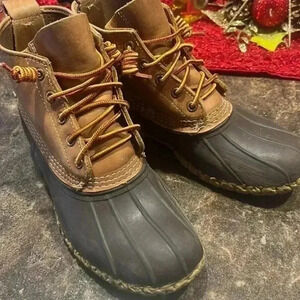 Good condition LL Bean Duck Boots